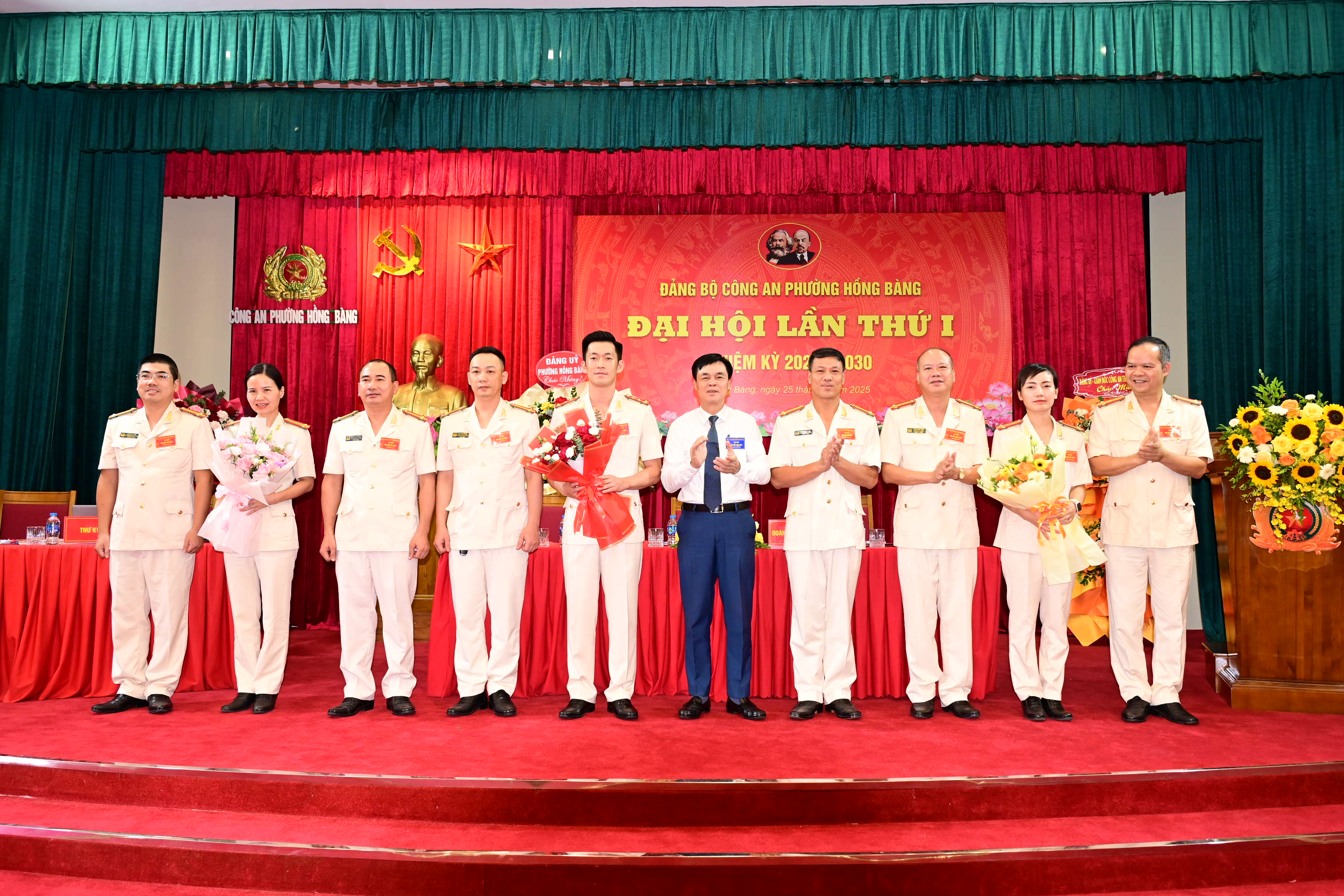Đảng bộ Công an phường Hồng Bàng tổ chức Đại hội lần thứ I, nhiệm kỳ 2025-2030 